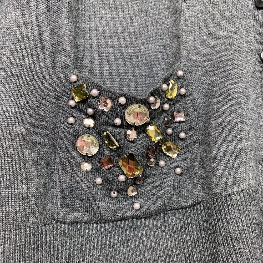 Apt. 9 Jeweled Pocket Cardigan - Picture 4 of 6